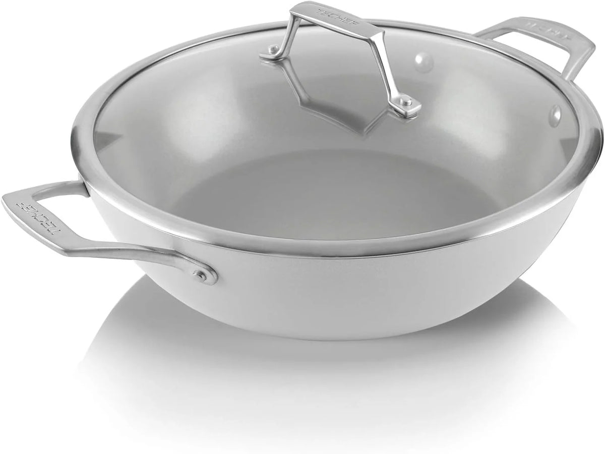 5 Qt Ceramic Nonstick Chef Pan With Cover C347433