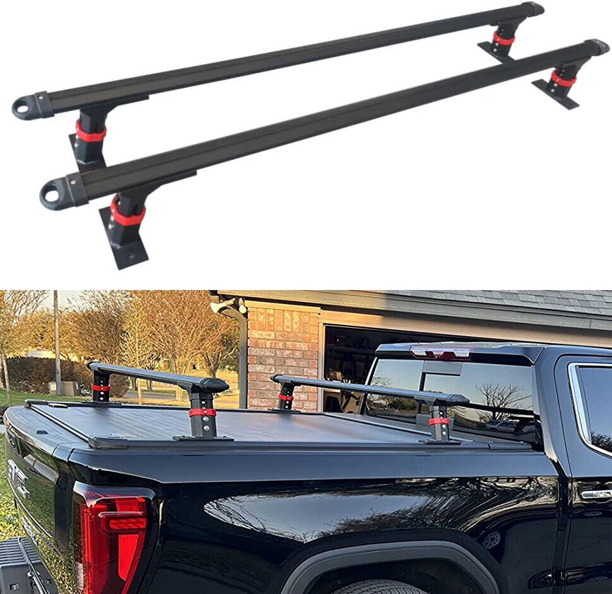 Tonneau Cover with T-Slot Cross Bars X864608