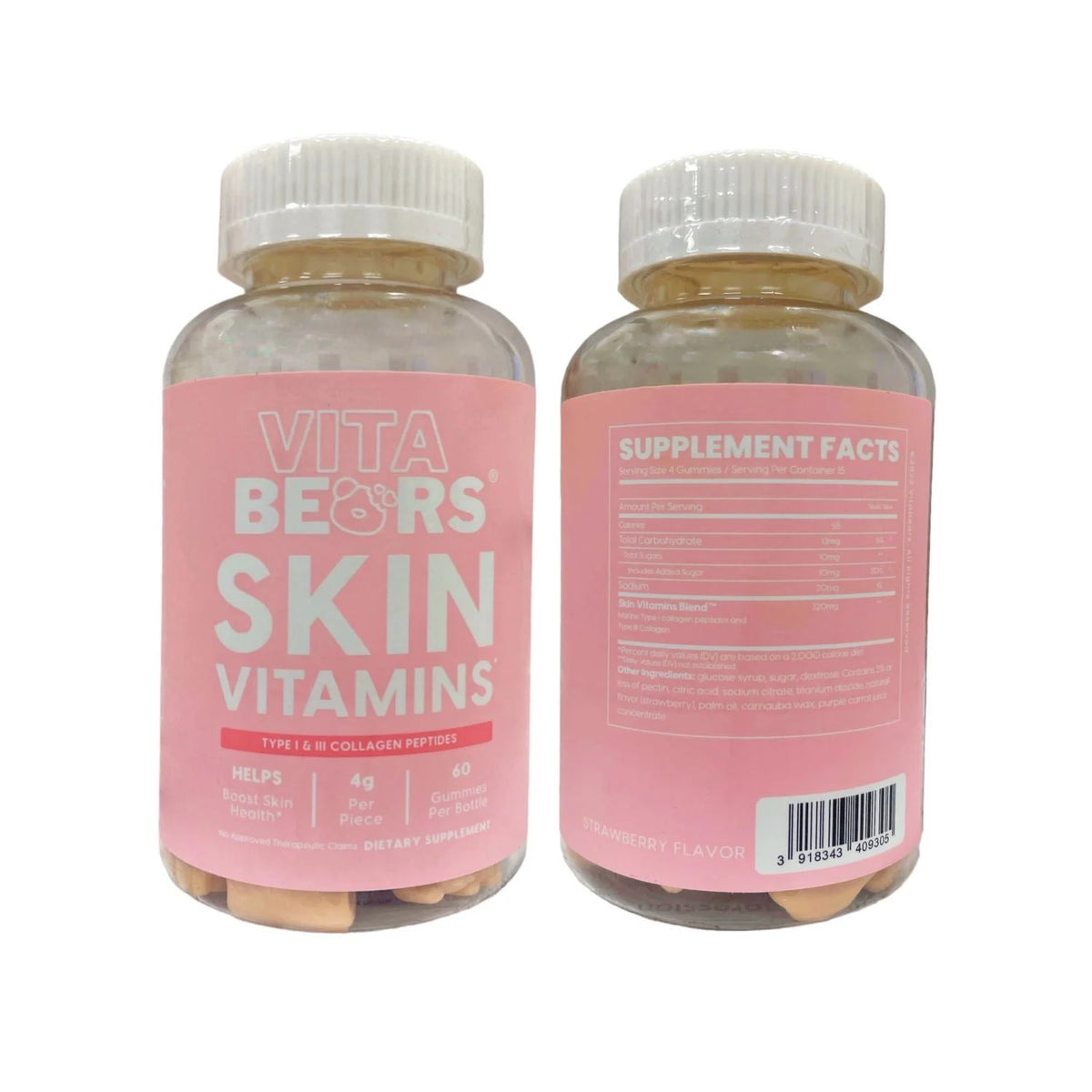 Skin Vitamins 60 Gummies K5328