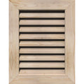 22-in W x 18-in H Unfinished Smooth Pine Gable Vent N10721