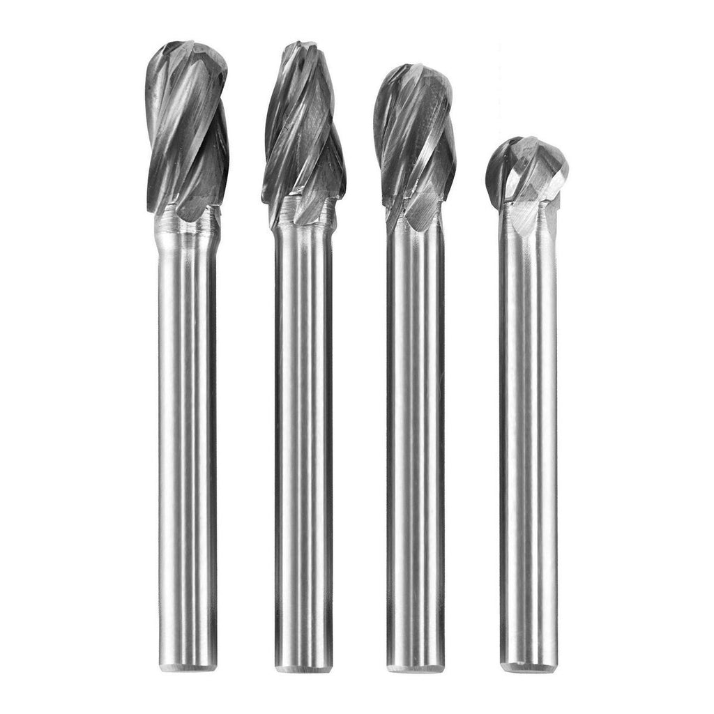 2 in. Solid Carbide Burrs, 4 Piece H1679