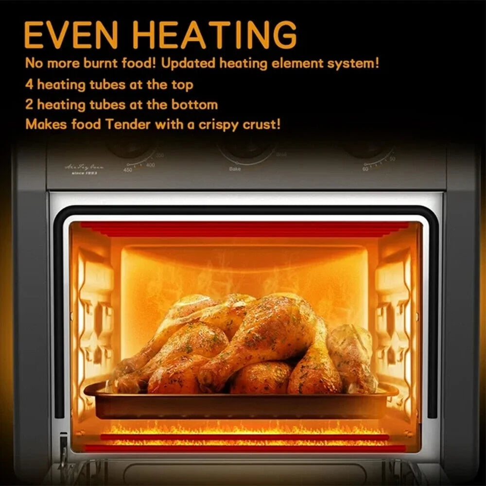20QT Air Fryer Oven Combo with Accessories, Gray U23531