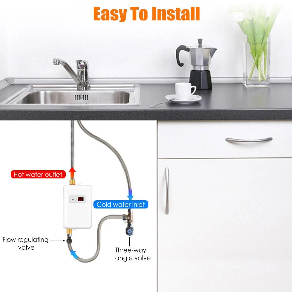 3000W Electric Tankless Water Heater V316