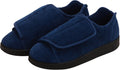 Navy Double-Extra Wide Easy Closure Slipper P331133
