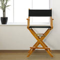 Canvas Director's Chair Navy Blue Natural C54093