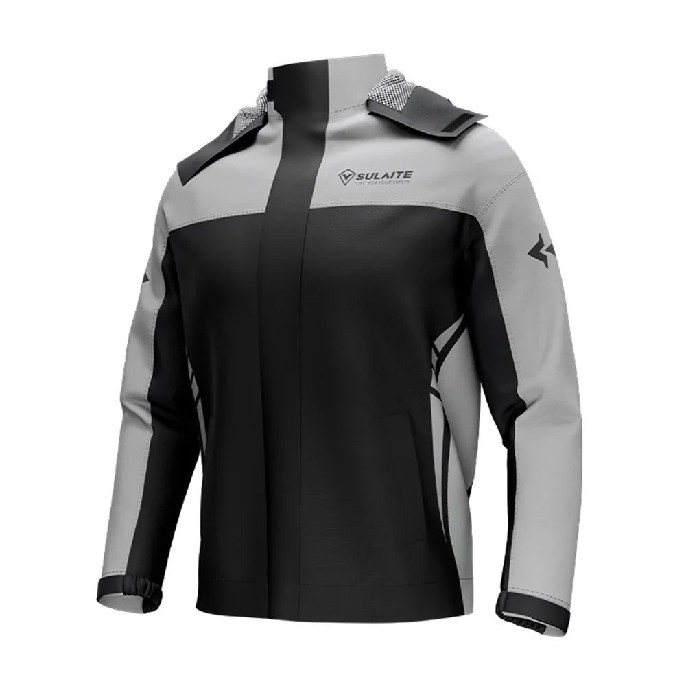 Waterproof Motorcycle Rain Suit Jacket and Pants with Storage Bag O775