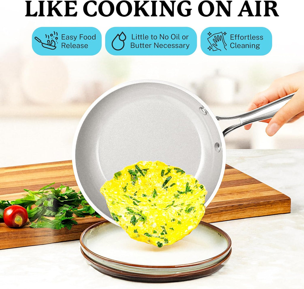 20 Piece Nonstick Ceramic Cookware Set N344838