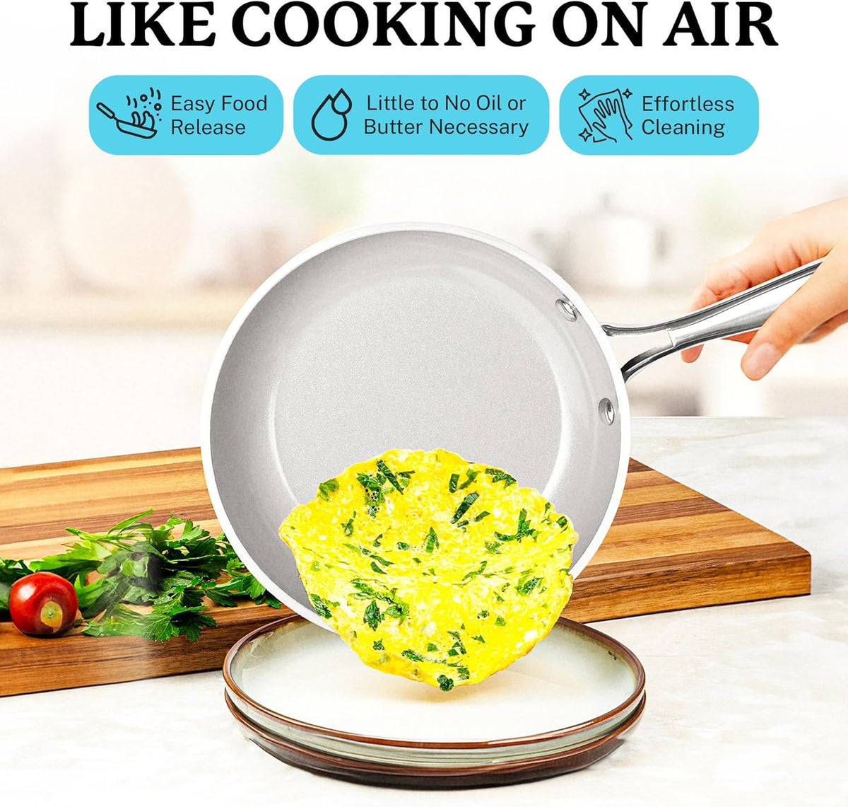 20 Piece Nonstick Ceramic Cookware Set N344838