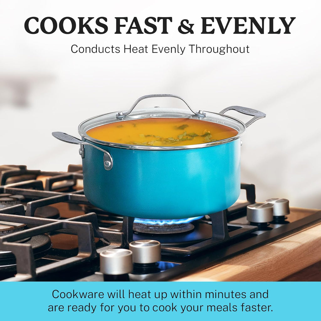 20 Piece Nonstick Ceramic Cookware Set N344838