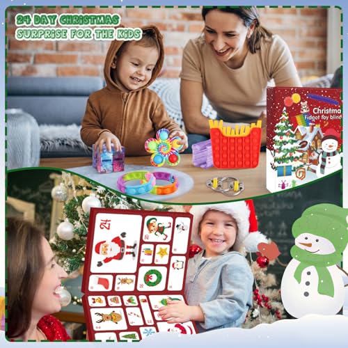 24 Pcs Fidget Toys Advent Calendar L8477