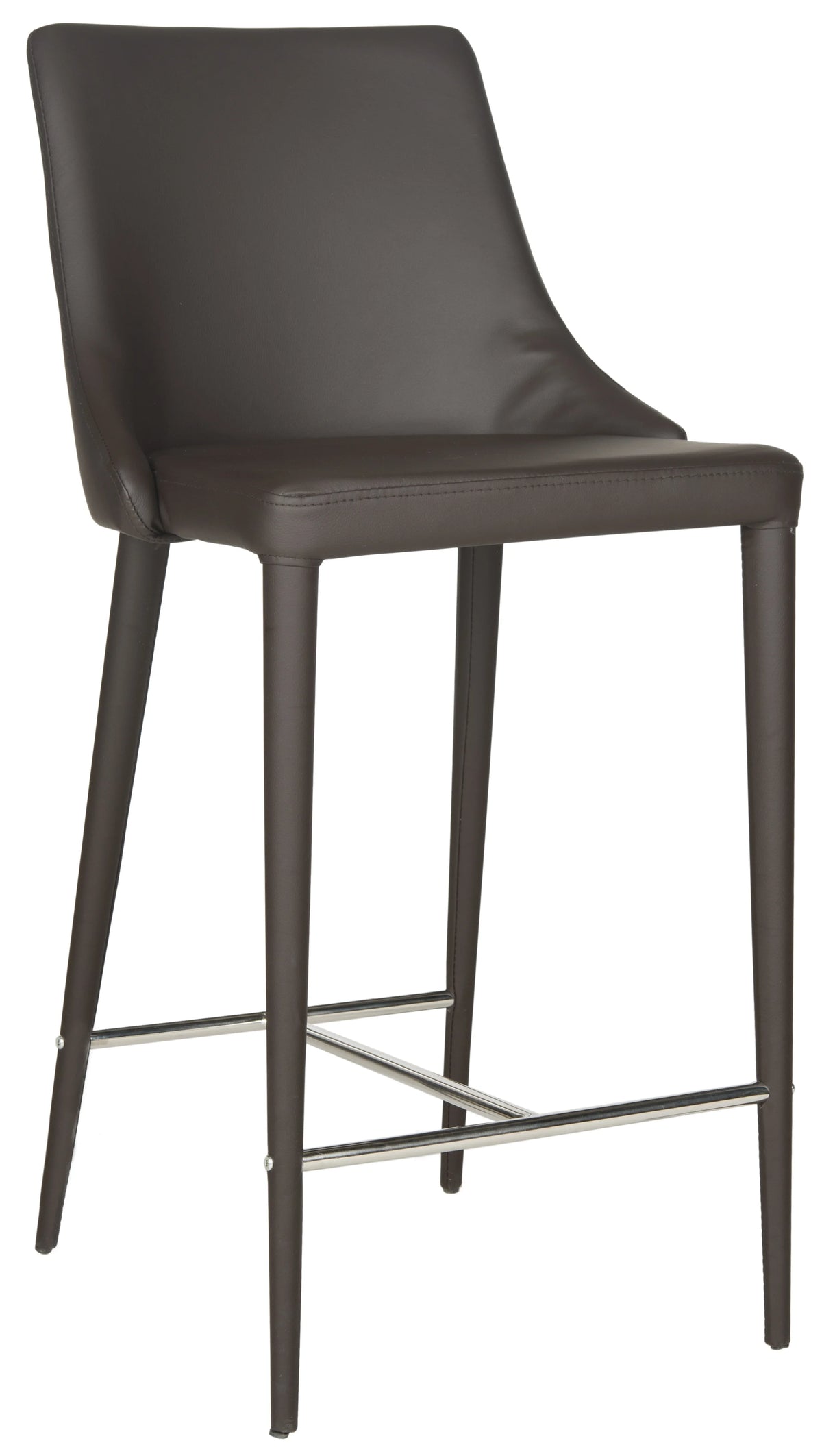Contemporary Glam Counter Stool with Footrest V413214