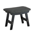 Bamboo Foot Stool with Orange Surface N330