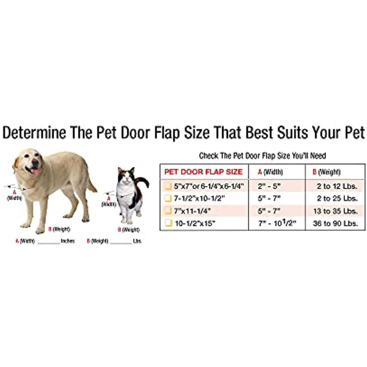 Aluminum Sash Pet Door M46989