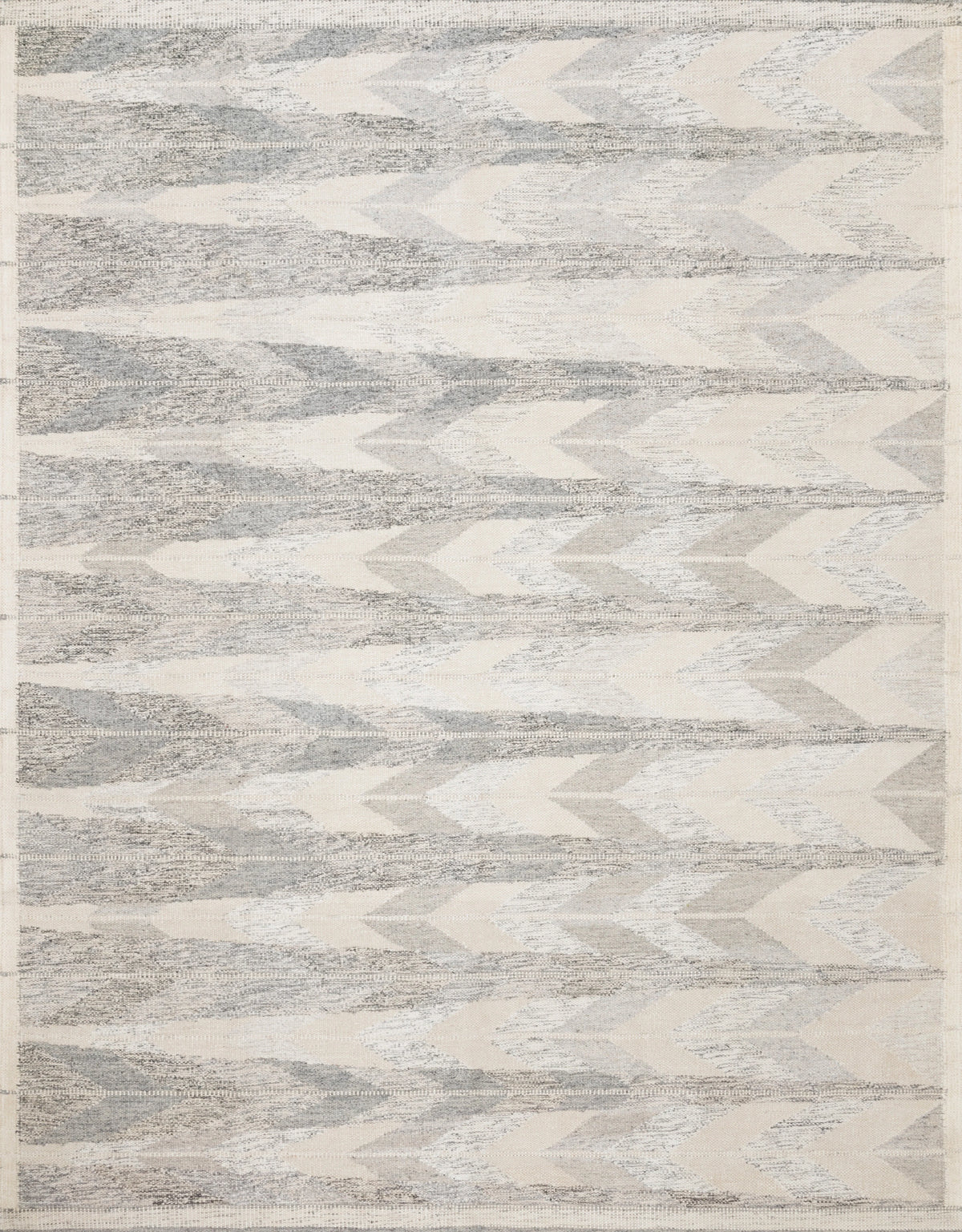 Pewter Silver Rug 3'6 x 5'6 E549