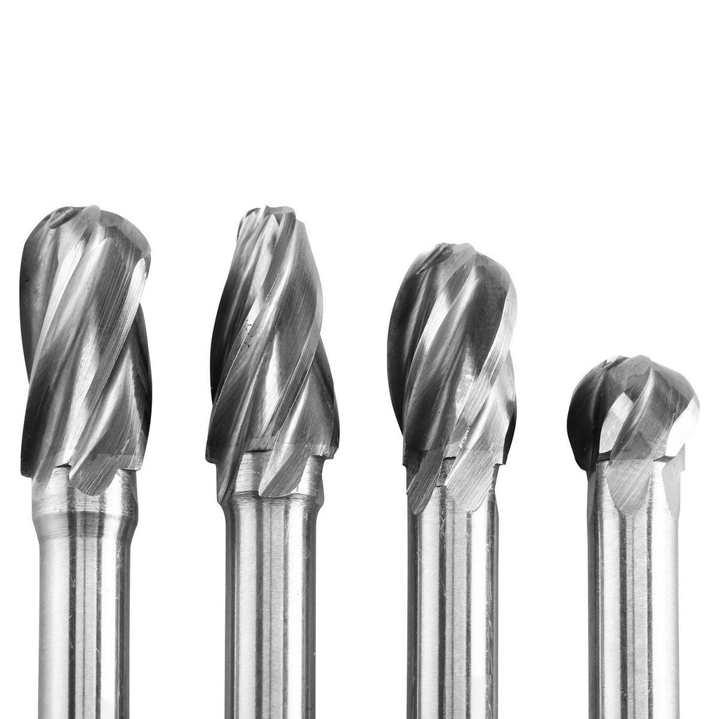 2 in. Solid Carbide Burrs, 4 Piece H1679