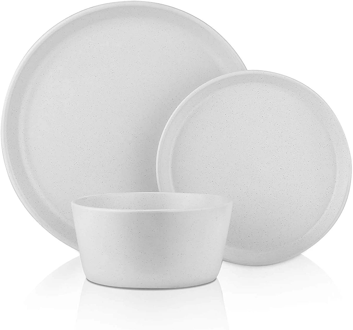 32-Piece Snow White Stoneware Dish Set U6693