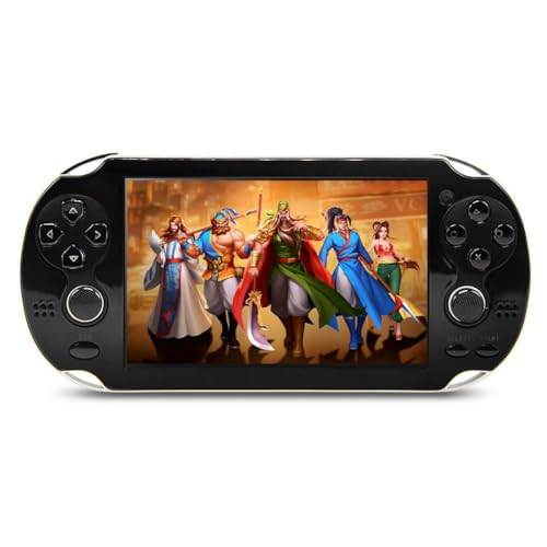 Handheld Game Console 4.3 inch Double Joystick 8GB 2200 Retro Game Portable Black E45234