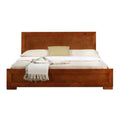 Cherry Queen Size Wooden Platform Bed W938697