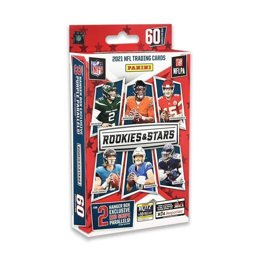 2021 Panini NFL Rookies and Stars Football Trading Card Hanger Box M69814