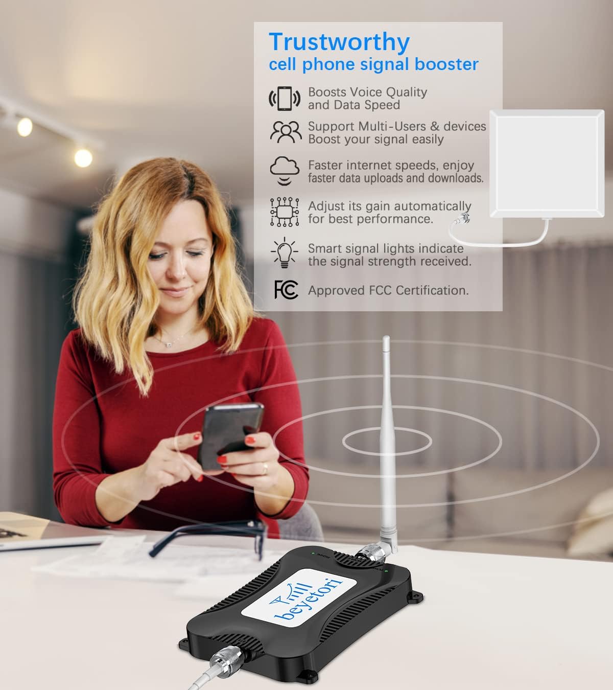 Cell Phone Signal Booster 4G LTE 5G Band 12/17 K364751
