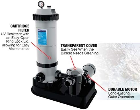 100 ft. Cartridge System with 1 HP Pump P130534