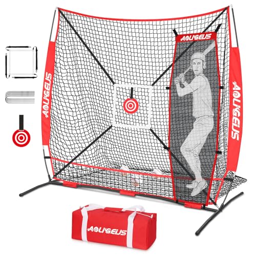 6'X6' Baseball Softball Practice Net with Strike Zone Target S9602
