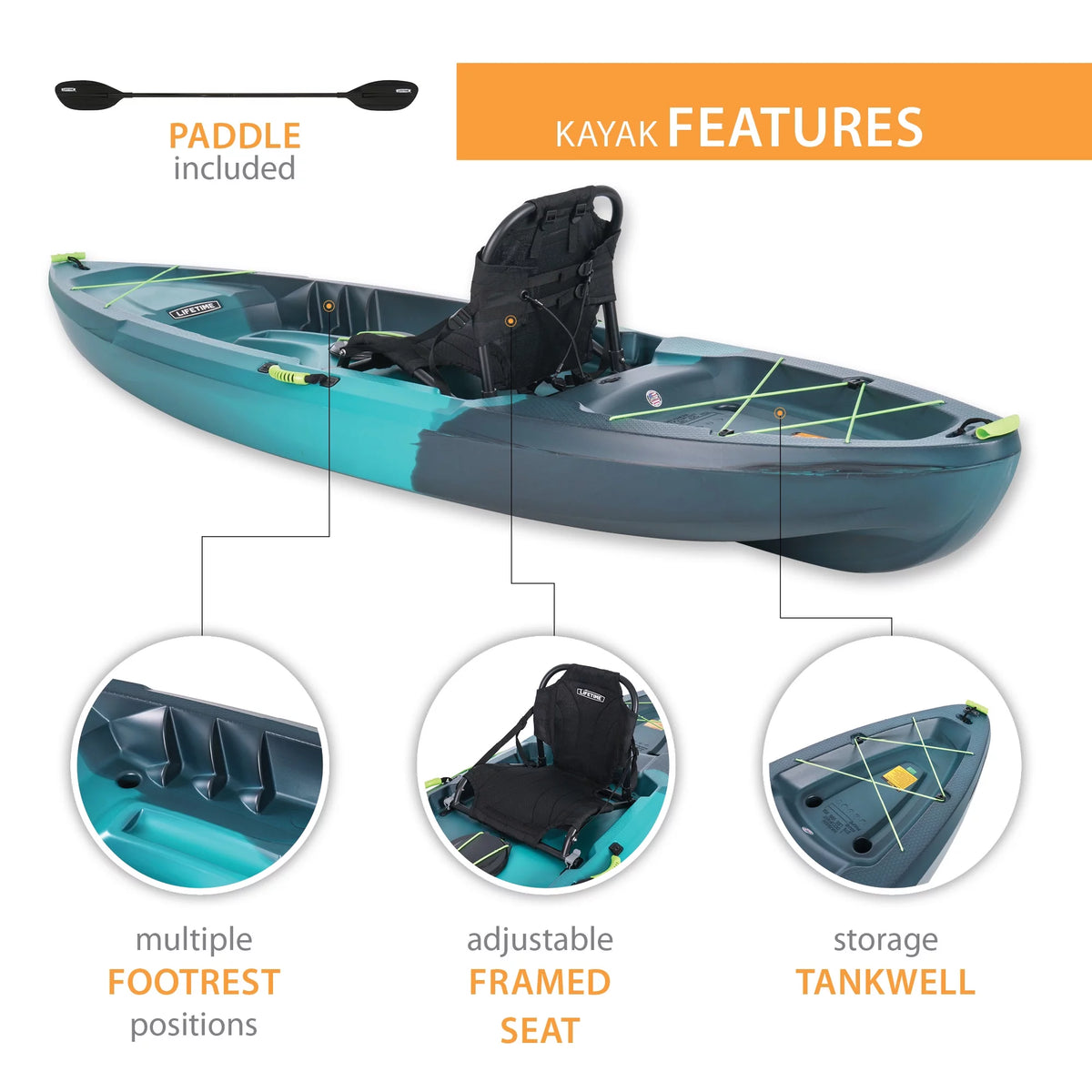 123 inch Sit-on-Top Kayak Z21967