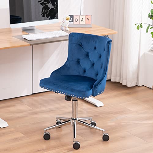 Pink Velvet Office Chair E836