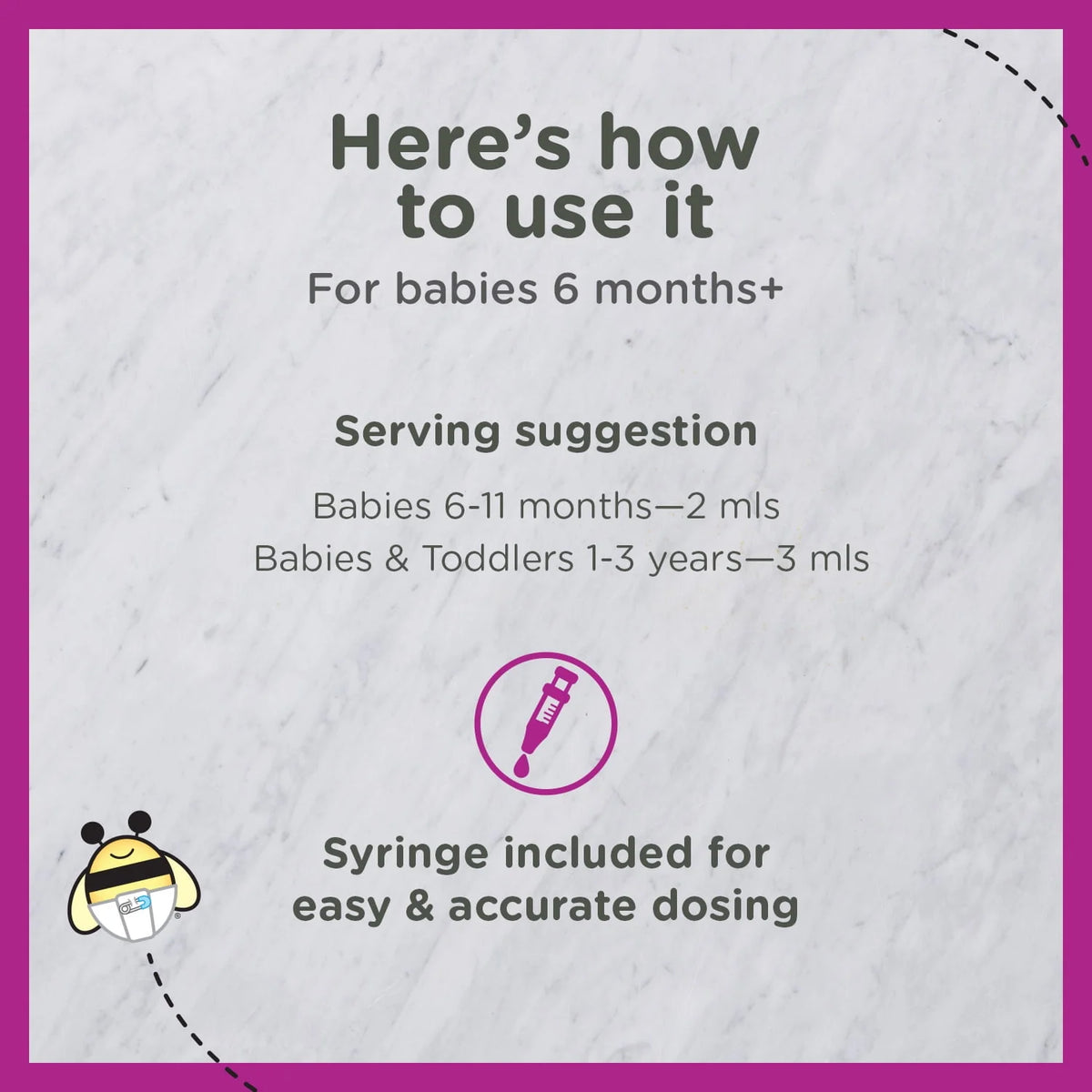 Grape 2oz Baby Immune Support with Zinc N380