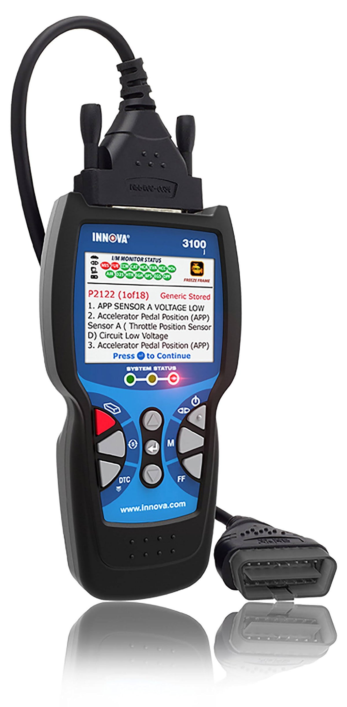 Diagnostic Code Reader Scan Tool with ABS and Srs M456994