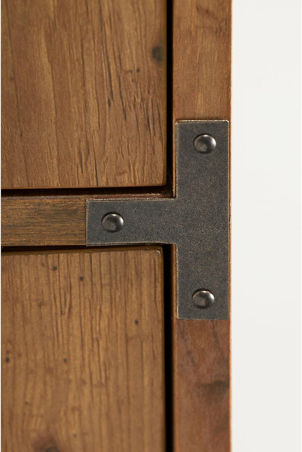 Vintage Golden Pine Lateral File Cabinet R499381