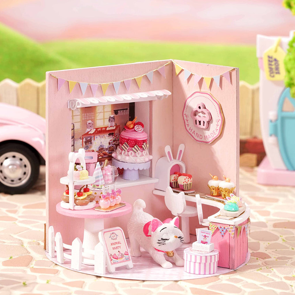 Witch's Room Miniature Dollhouse Kit with LED K5605