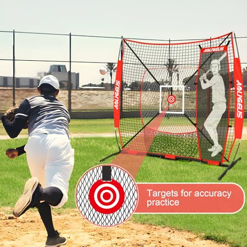 6'X6' Baseball Softball Practice Net with Strike Zone Target S9602