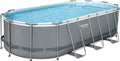 18' x 9' x 48 Oval Above Ground Swimming Pool Set S9136