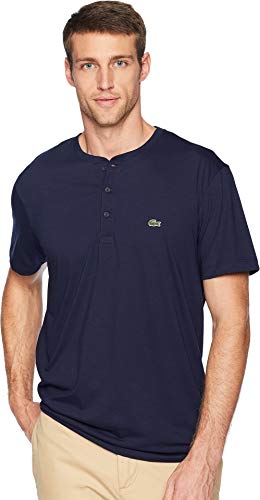 Mens Pima Cotton Henley T-Shirt O30097