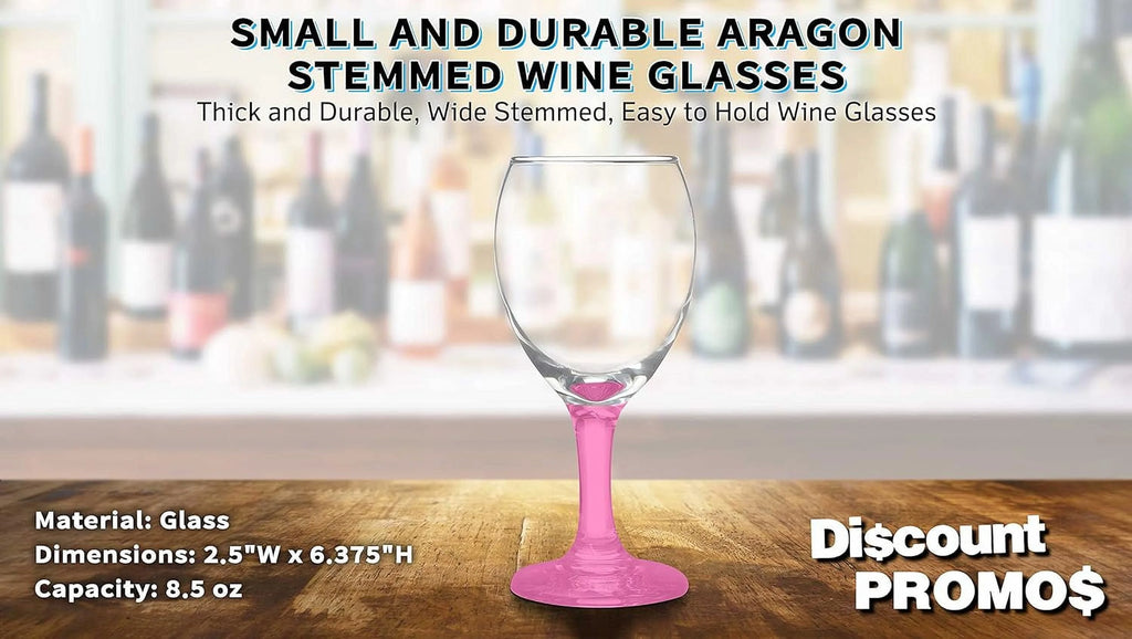 10 Aragon Wine Glasses Set, 8.5 Oz W400717