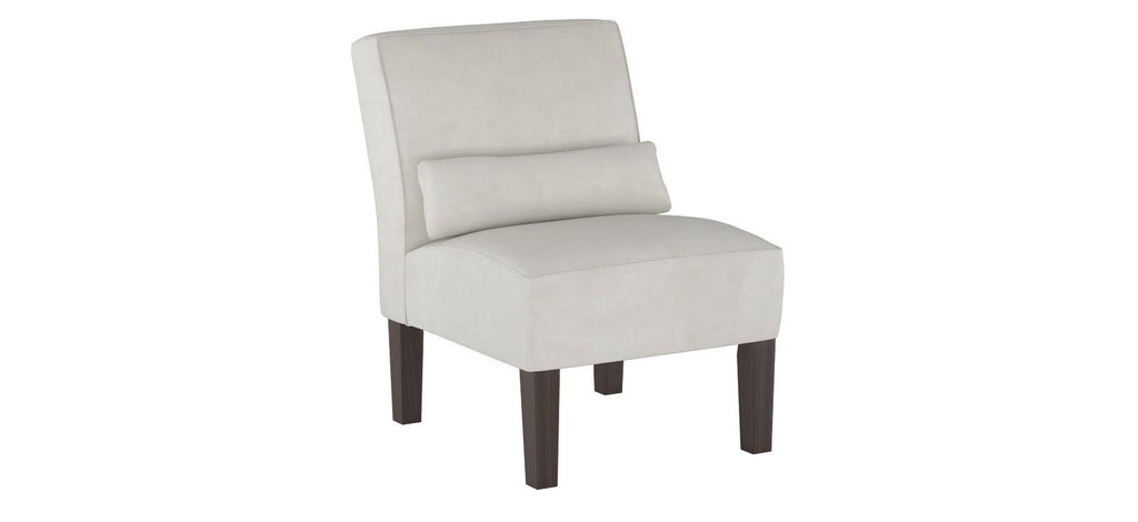Velvet Light Grey Accent Chair E357444