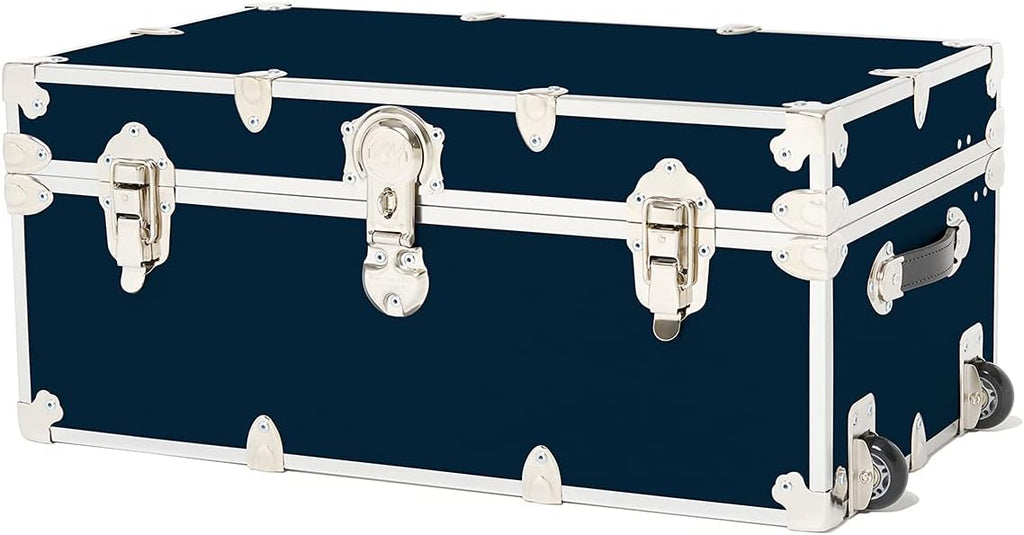 Large Armor Roller Trunk with Mounted Wheels 32x18x14 Black R277306