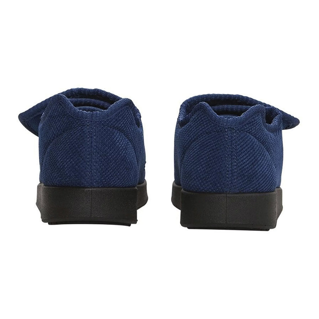 Navy Double-Extra Wide Easy Closure Slipper P331133