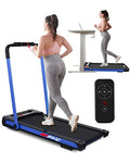Under Desk Treadmill Walking Pad 2 in 1 Folding Compact Electric Running Machine Q4448