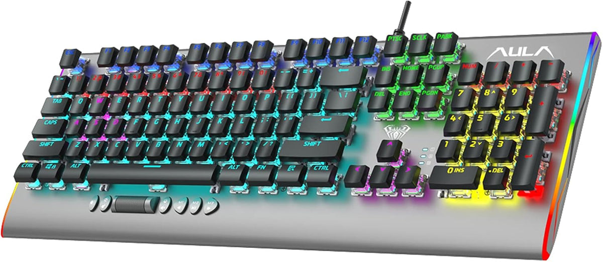 104-Keys Wired Mechanical Gaming Keyboard O119