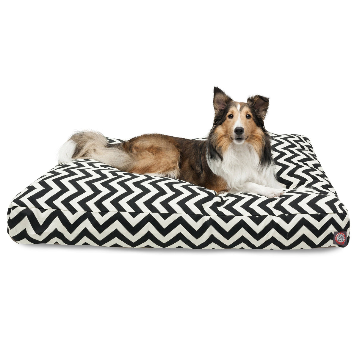 Black Extra Large Rectangle Dog Bed P618
