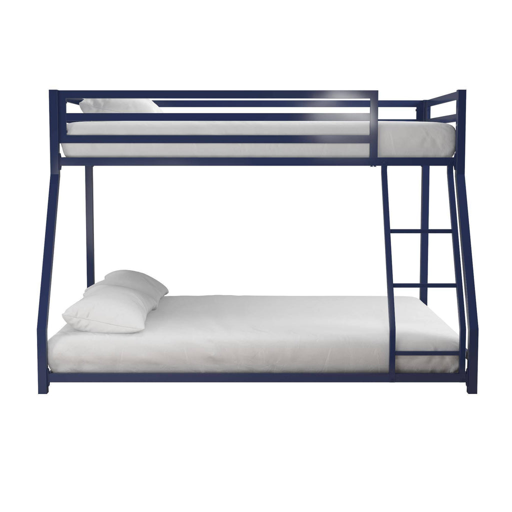 Twin/Full Metal Bunk Bed Blue H60124