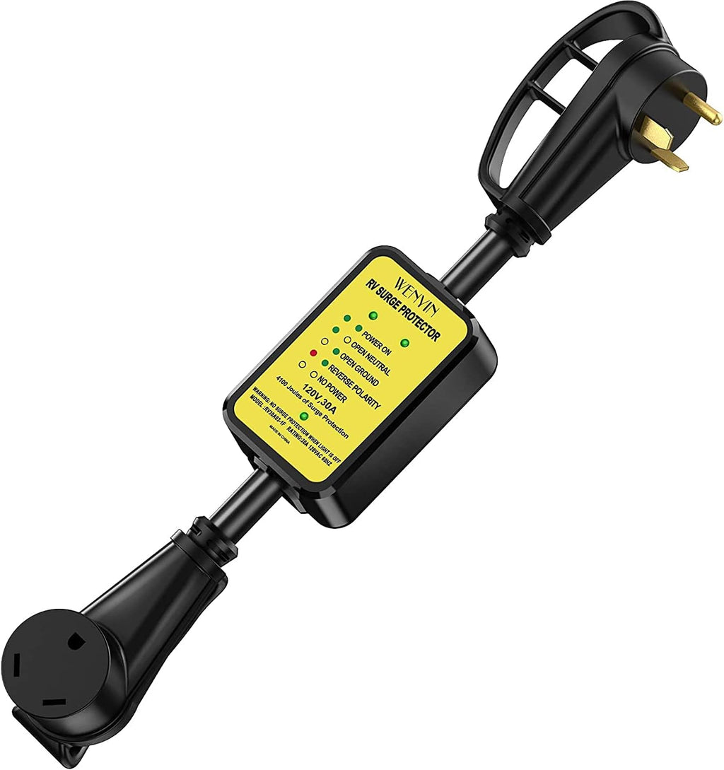 30 amp RV Surge Protector with LED Indicator Light H962