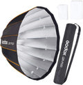 47 Inch Parabolic Softbox Bowens Mount with Diffuser and Carrying Bag O504548