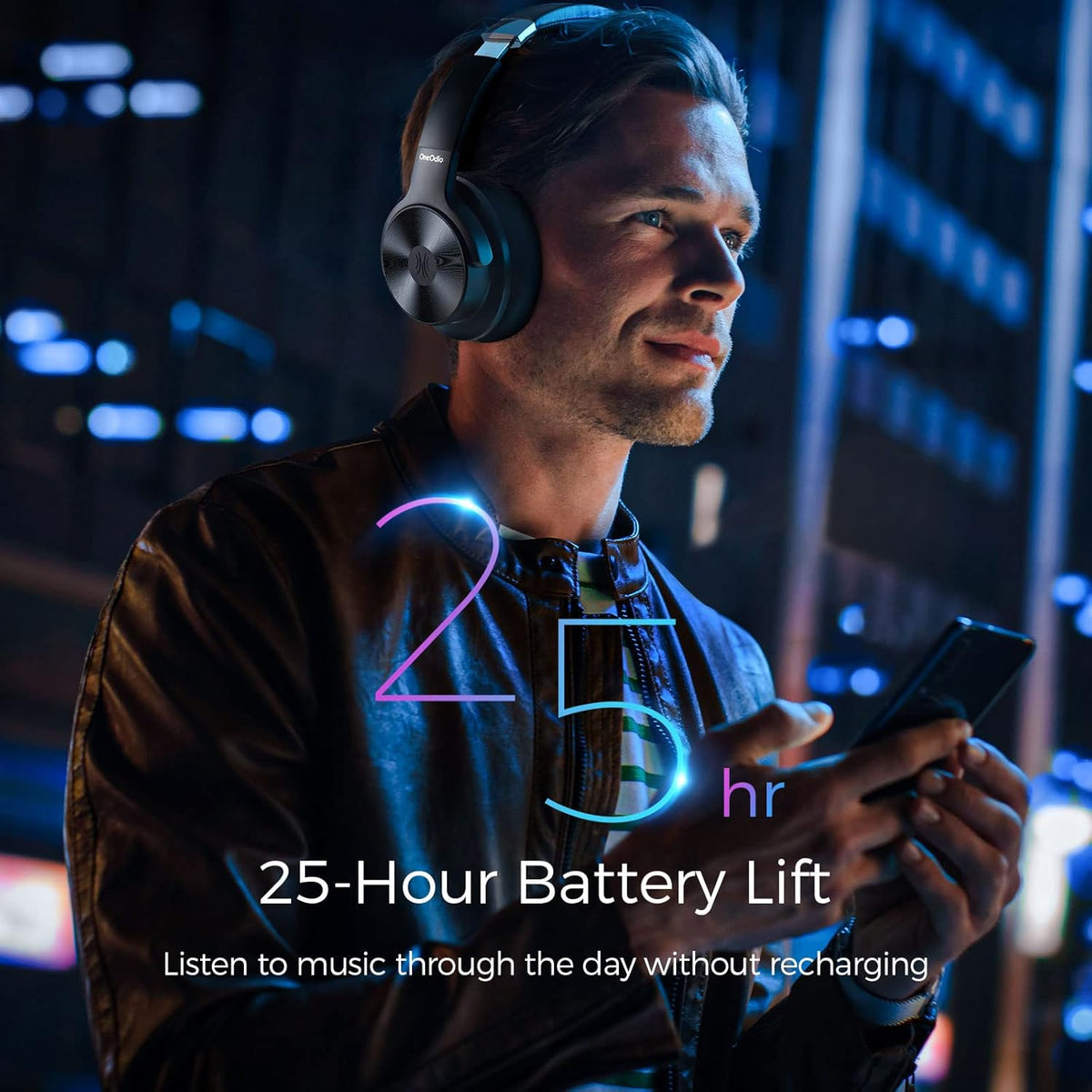 Active Noise Cancelling Wireless Wired Over Ear Headphones A43081