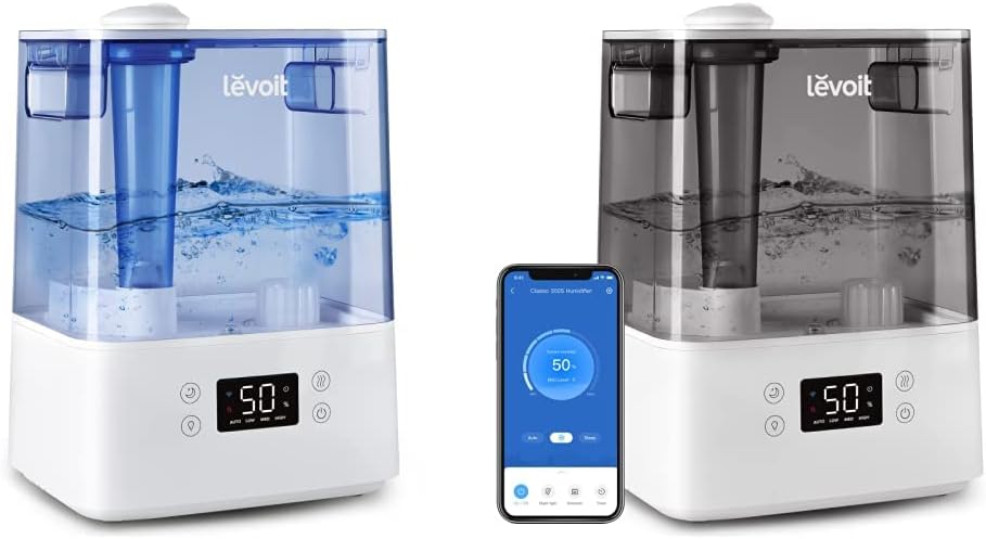 Gray 6L Ultrasonic Cool Mist Humidifier L6619