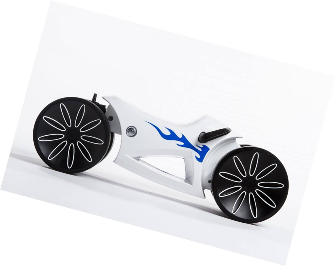 White/Blue Ride-On Bike I256