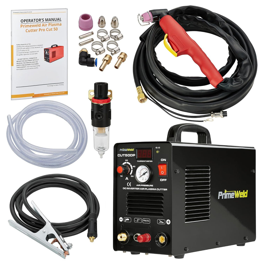 Plasma Cutter with Non-Touch Pilot Arc, Dual-Voltage, 1/2" Clean Cut K45418