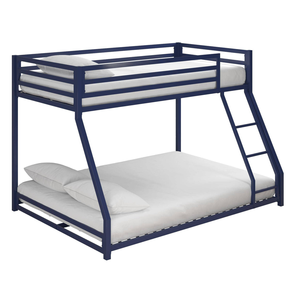 Twin/Full Metal Bunk Bed Blue H60124